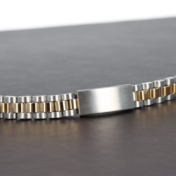 Hadley-Roma 10mm-14mm TwoTone Jubilee Style Watch Bracelet/Band, LB5393T - Picture 2 of 4
